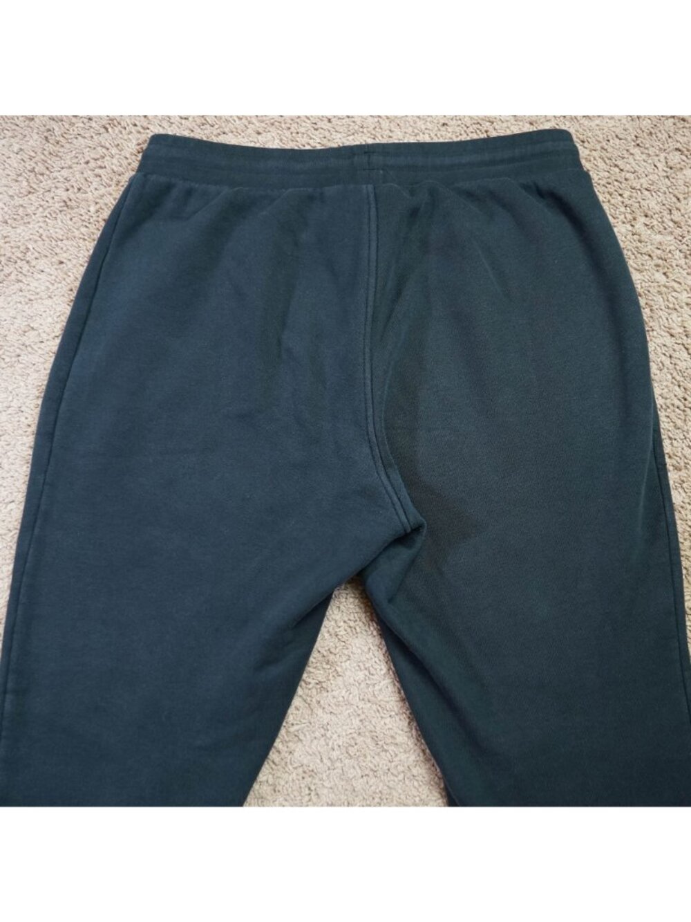 Adidas Jogger Sweatpants Mens L Black Zipped Pockets Loungewear Athletic - Picture 10 of 10
